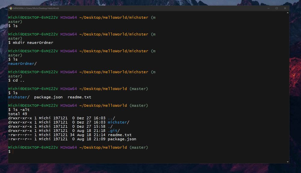 Wie benutze ich die Kommandozeile unter Windows 10 richtig?